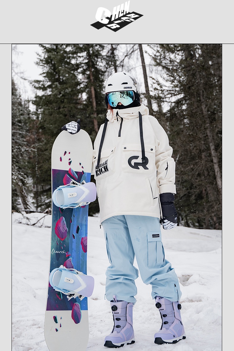 Zees CHANRICH Doppelschnallen-Snowboardschuhe Schnellverschluss für Damen und Herren, Allround-Snowboardschuhe zum Carven, Sliden, Flat-Flow-Snowboards und Freestyle-Ski_voghion.com