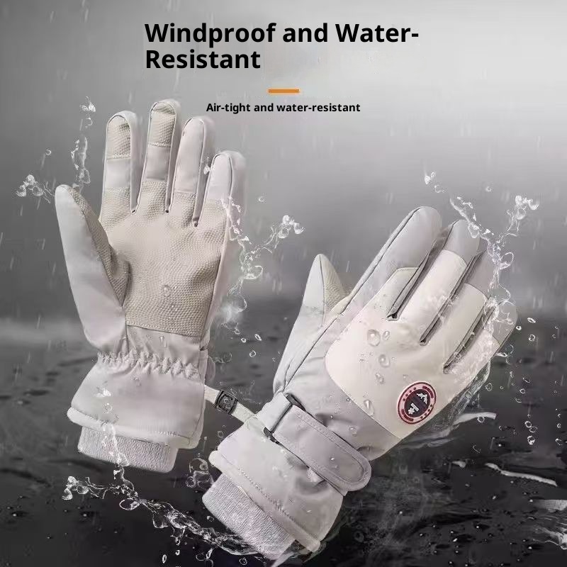 Damen-Winterhandschuhe 2024, neu, fleecegefüttert, dick, warm, kältebeständig, Touchscreen-kompatibel, winddicht, für Herren, E-Bike, Skifahren_voghion.com