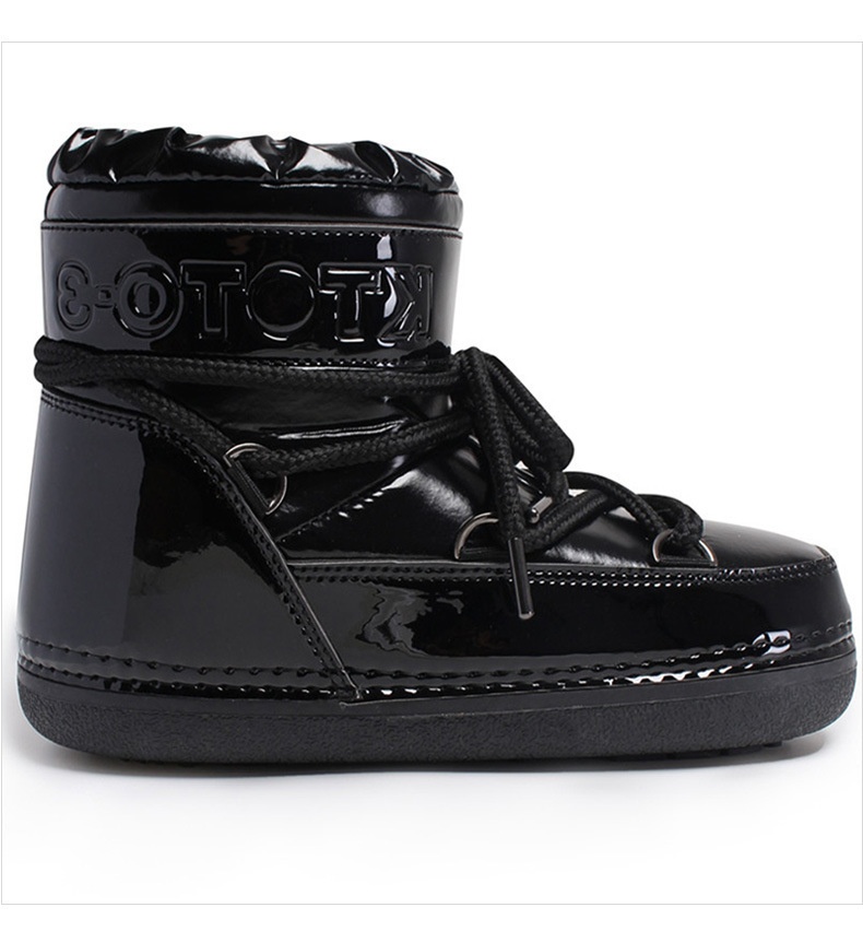 Zees Y032 Ciepłe śniegowe buty damskie 2025 Nowe zimowe damskie buty Moon z cienką podeszwą do połowy łydki, wodoodporne_voghion.com