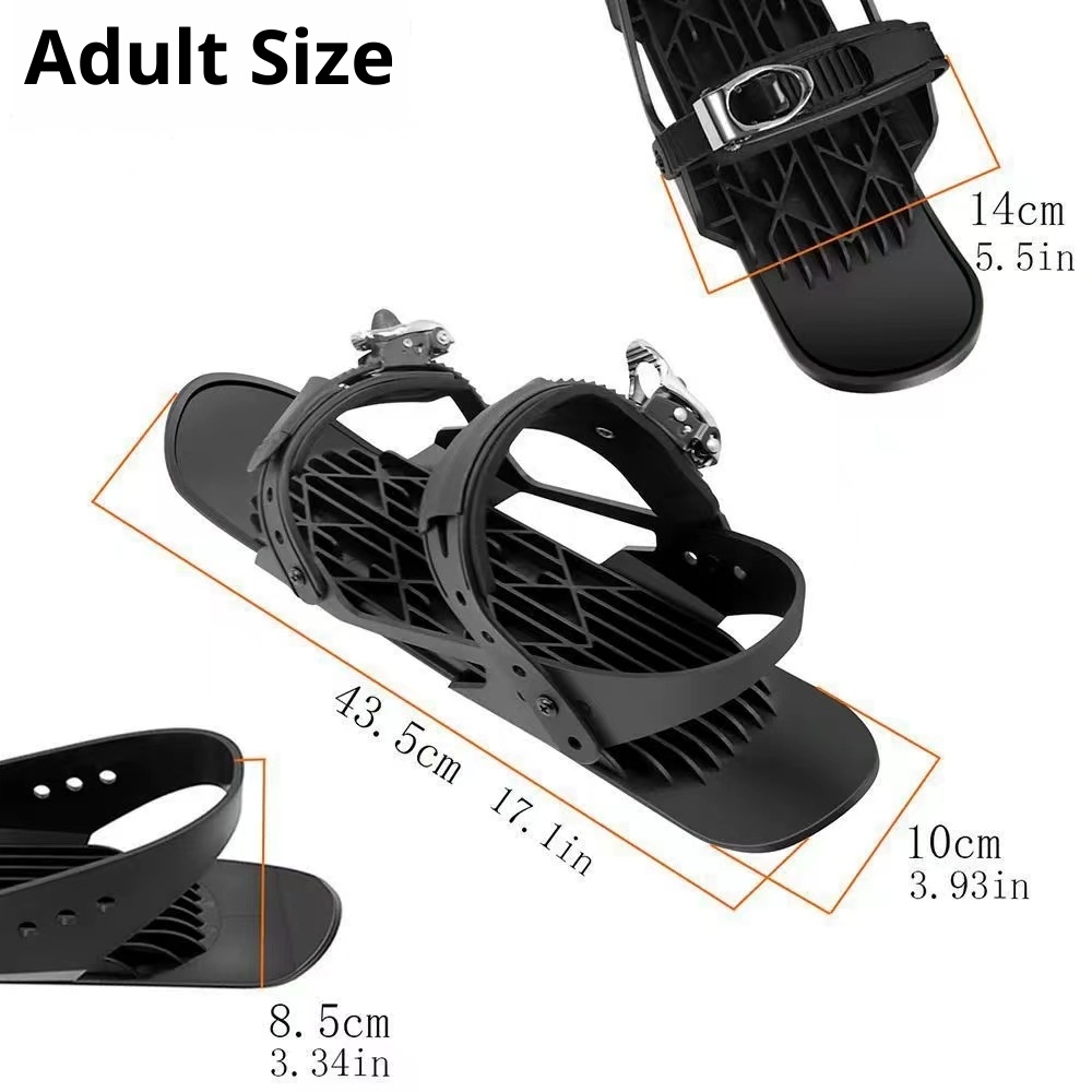 Zees Cross-Border Sports Winter Outdoor Snowboard Shoes Snow Boots Mini Wearable Parent-Child Skiing Artifact_voghion.com