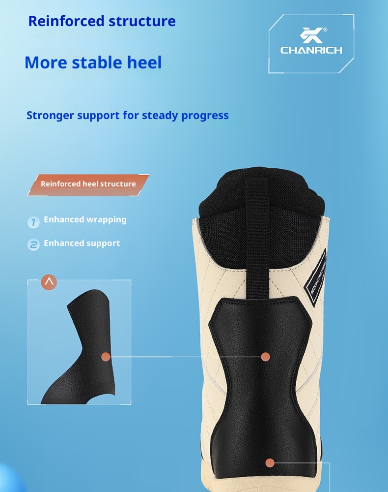 Zees CHANRICH Snowboardlaarzen Traditionele veterschoenen Antislip Warm Schokabsorptie Heren en Dames Waterdicht Trendy_voghion.com
