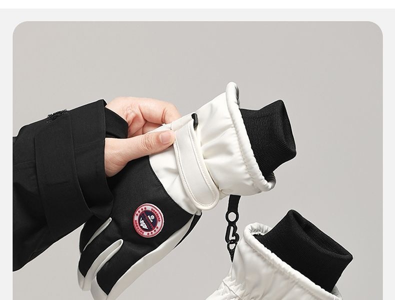 Damen-Winterhandschuhe 2024, neu, fleecegefüttert, dick, warm, kältebeständig, Touchscreen-kompatibel, winddicht, für Herren, E-Bike, Skifahren_voghion.com