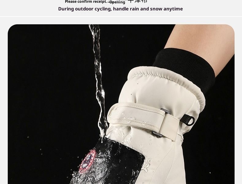 Damen-Winterhandschuhe 2024, neu, fleecegefüttert, dick, warm, kältebeständig, Touchscreen-kompatibel, winddicht, für Herren, E-Bike, Skifahren_voghion.com