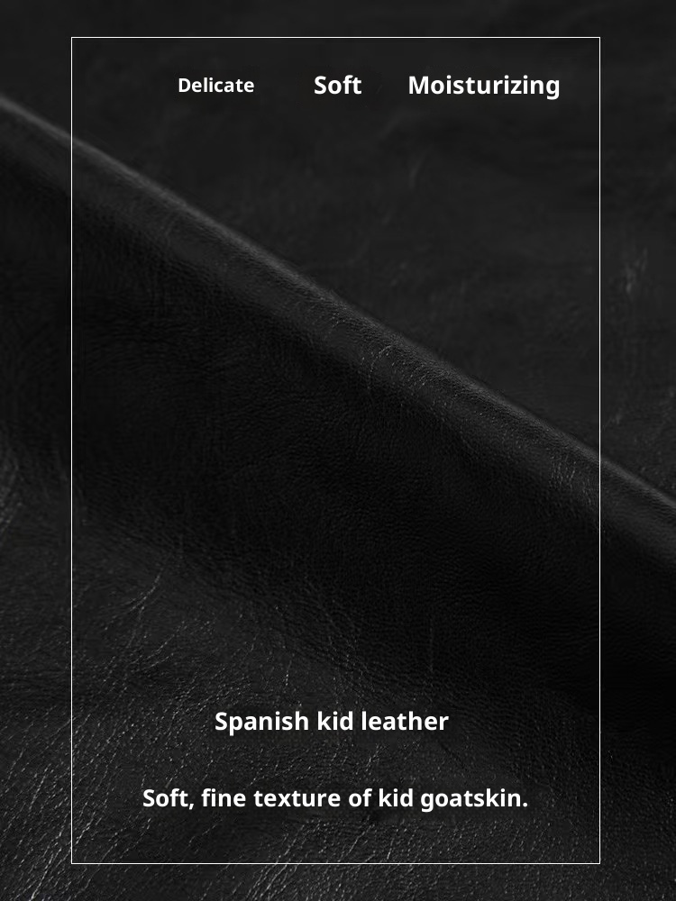 ragazzo Ragazzo Uomo Strato superiore in pelle di pecora Touchscreen Sottile foderato in pile Anti-freddo Caldo Autunno Inverno Guida Equitazione Vera pelle_voghion.com