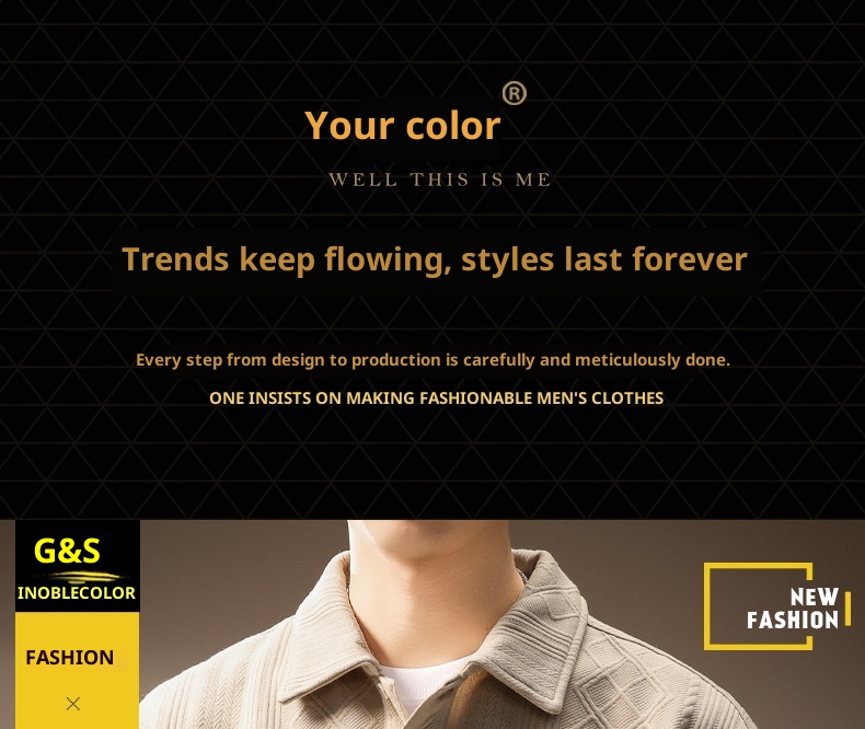 boy Boy High-Ed Frech Style Diamod Patter Jacquard Log-Sleeve Kit Sweater Me, Autum Textured Loose Fit Polo Shirt For_voghion.com