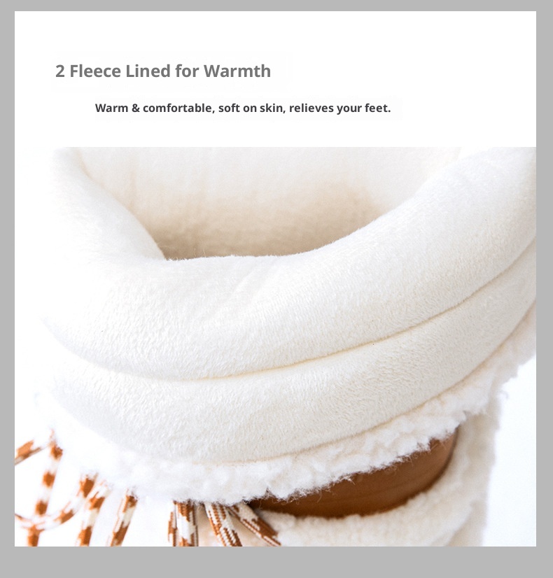 Zees Space 2025 Winter Ski Parent-Child Internet Celebrity Same Style Mid-Calf Thickened Plush Northeast Snow Country Moon_voghion.com