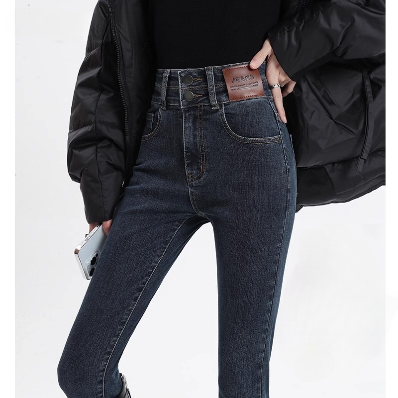 ChicShe Skinny Jeans Women 2025 Winter New High Waist Slimming Stretch Pencil Pants For Petite Spring And Autumn_voghion.com