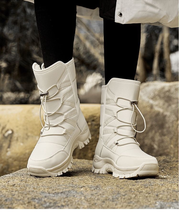 Zees Northeast Harbin Boots For Women Winter Waterproof Non-Slip Warm Fleece Lined Thickened Outdoor Hiking Snow Country_voghion.com