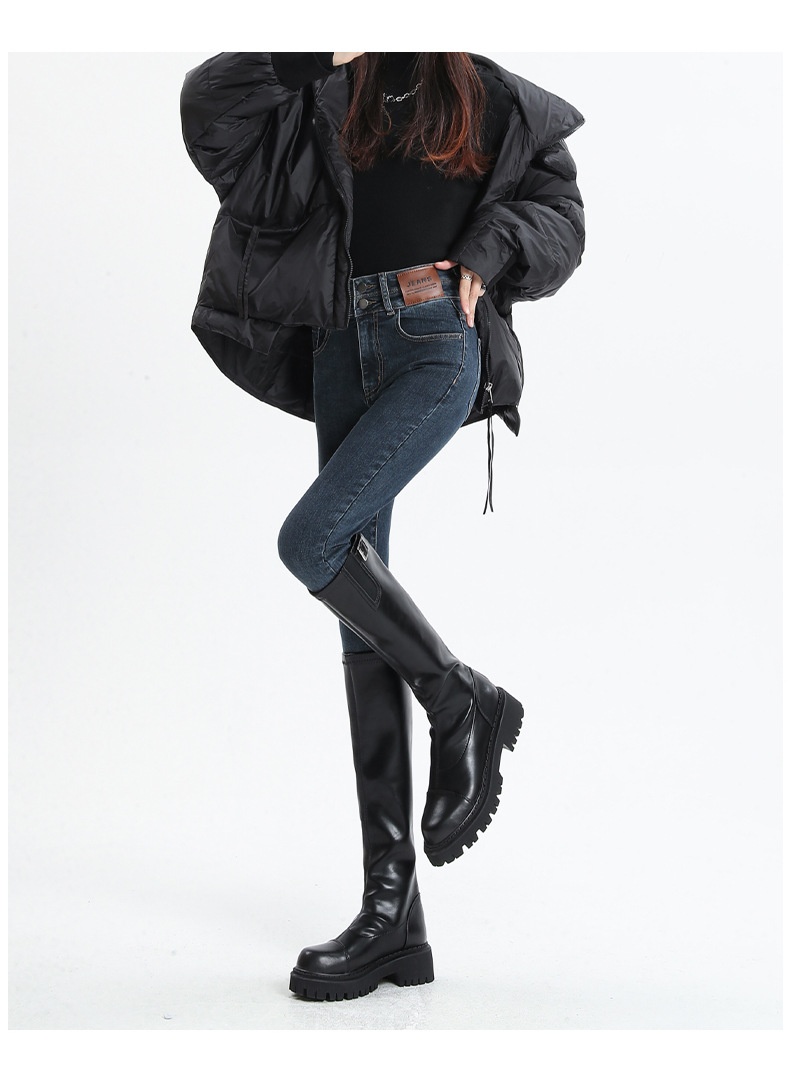 ChicShe Skinny Jeans Women 2025 Winter New High Waist Slimming Stretch Pencil Pants For Petite Spring And Autumn_voghion.com