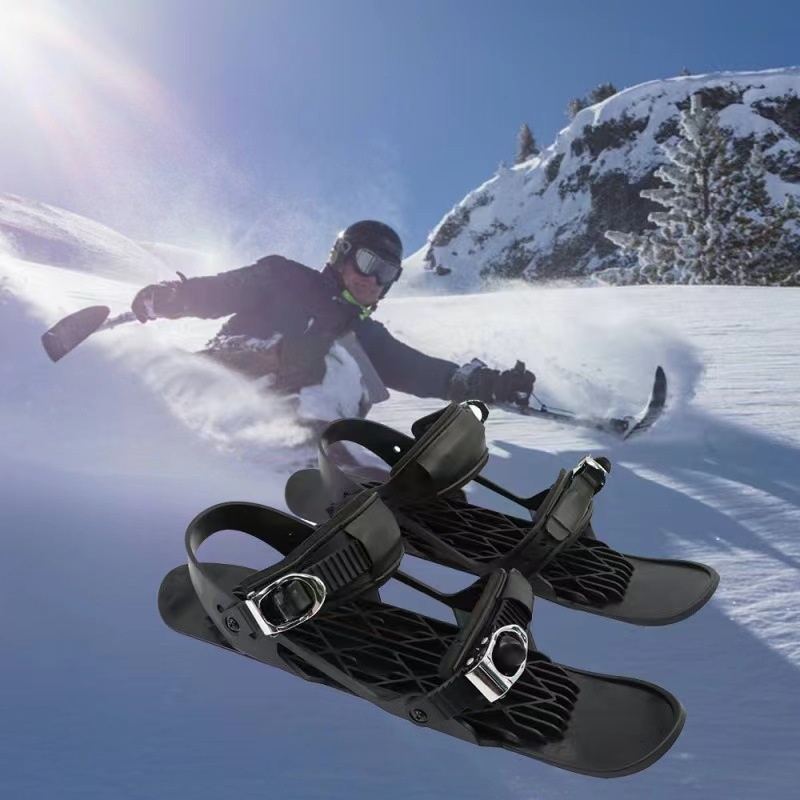Zees Cross-Border Sports Winter Outdoor Snowboard Shoes Snow Boots Mini Wearable Parent-Child Skiing Artifact_voghion.com