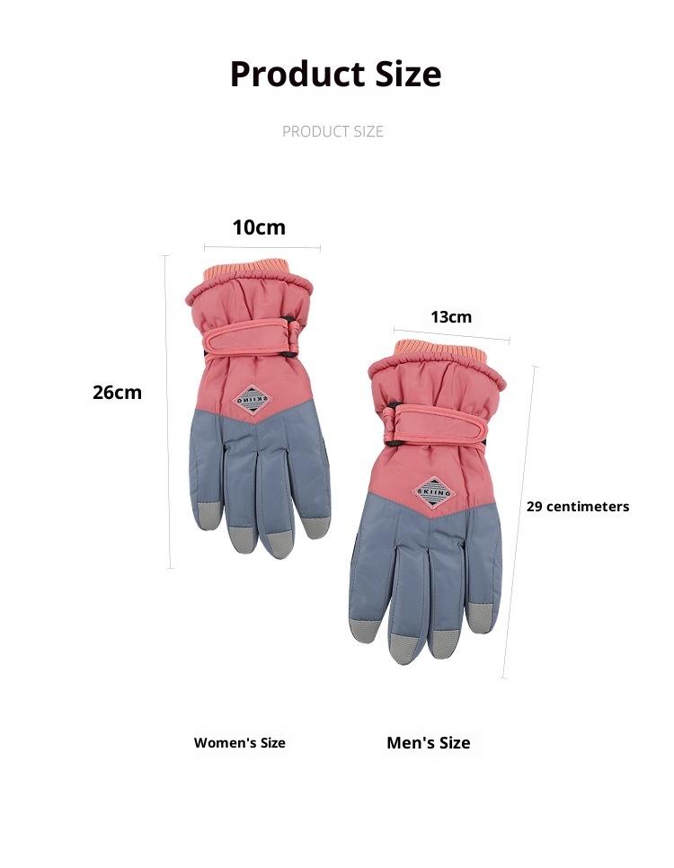 jongen Jongen Herfst Winter Ski Mannen Vrouwen Koppels Fietsen Sport Fleece Gevoerd Verdikt Winddicht Waterdicht Koudebestendig Touchscreen_voghion.com