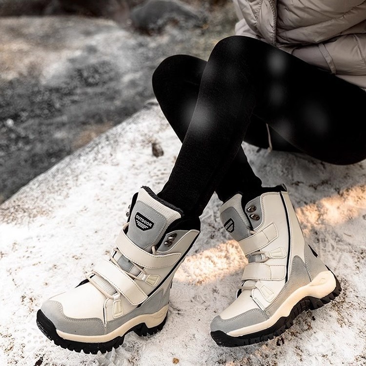Zees Cross-Border Snow Boots Women, Mid-Calf, Warm, Fleece-Lined, Plus Size, Winter Waterproof, Non-Slip, Northeast Outdoor_voghion.com