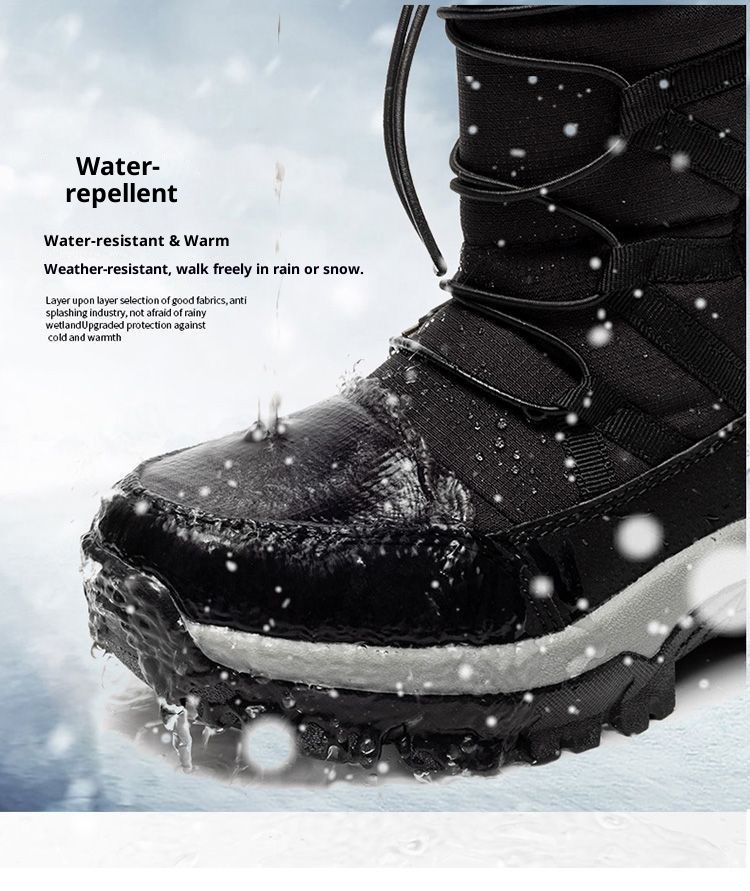 Zees Northeast Harbin Boots For Women Winter Waterproof Non-Slip Warm Fleece Lined Thickened Outdoor Hiking Snow Country_voghion.com