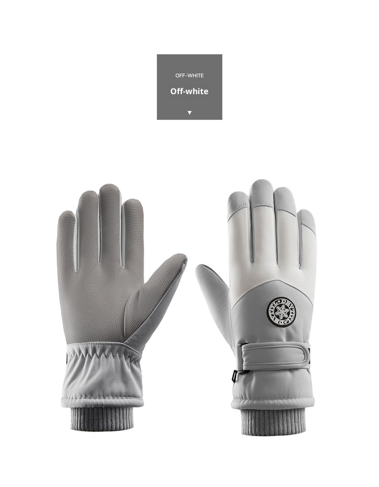 boy Boy Women's Ski Cycling Men's Touchscreen Cold-Proof Winter Warm Gloves Electric Bike Fleece-Lined_voghion.com