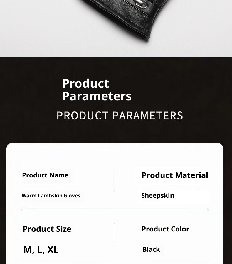 Guantes de piel auténtica Boy para hombre, ideales para invierno, cálidos, resistentes al viento, impermeables y compatibles con pantallas táctiles. Aptos para motociclismo y actividades al aire libre._voghion.com