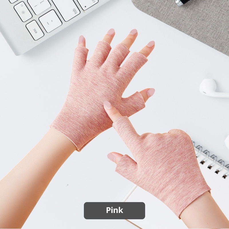 boy Boy Warm Gloves For Women, Heat-Generating, Anion Wool, Silk, Touchscreen, Autumn And Winter, Fingerless, Student, Men,_voghion.com