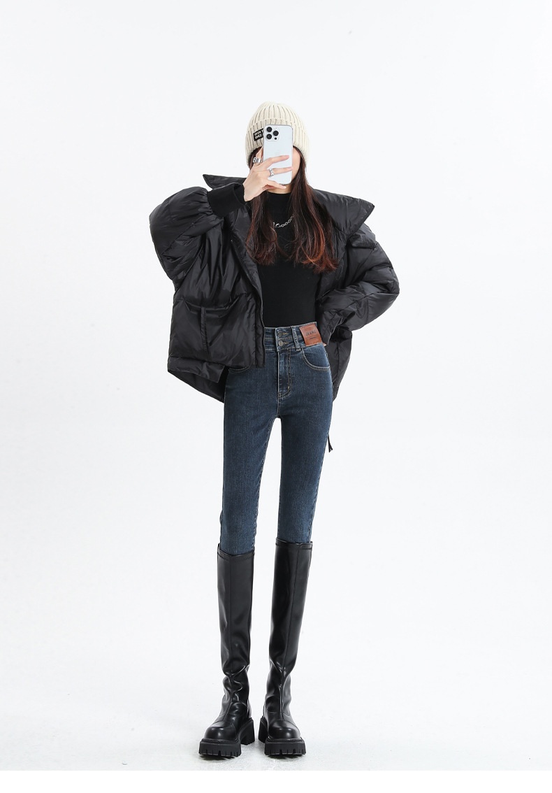 ChicShe Skinny Jeans Women 2025 Winter New High Waist Slimming Stretch Pencil Pants For Petite Spring And Autumn_voghion.com