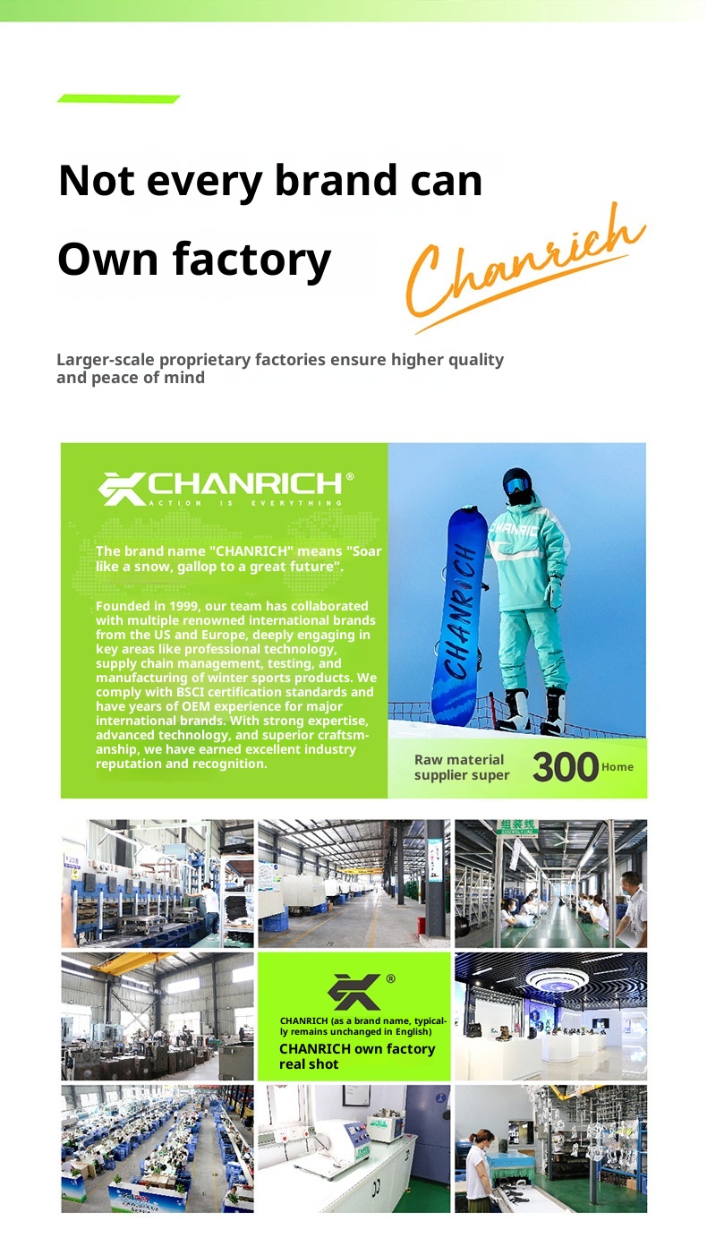 Zees CHANRICH Snowboardlaarzen Traditionele veterschoenen Antislip Warm Schokabsorptie Heren en Dames Waterdicht Trendy_voghion.com