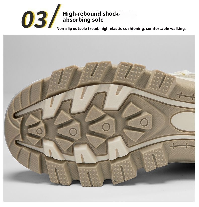 Zees Northeast Winter Boots For Women, Waterproof, Non-Slip, Warm, Fleece-Lined, Thickened, Comfortable, Outdoor Hiking, Snow_voghion.com