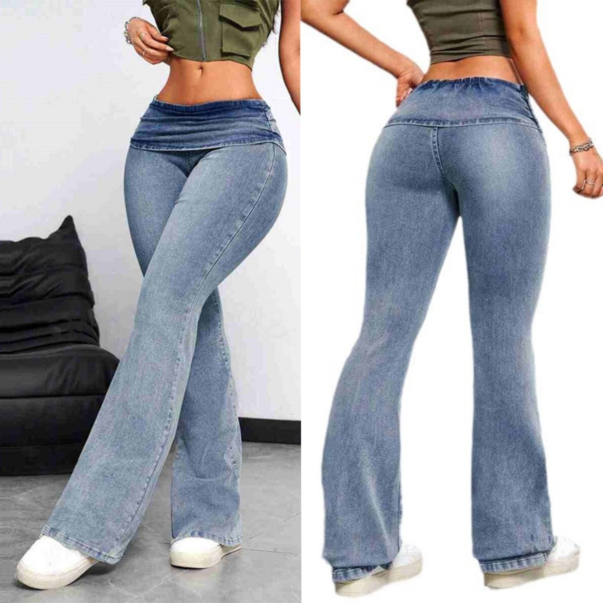 ChicShe Cross-Border European And American Sexy Peach Butt Jeans For Women, Tight Elastic Long Pants, Slimming Hip-Lifting_voghion.com