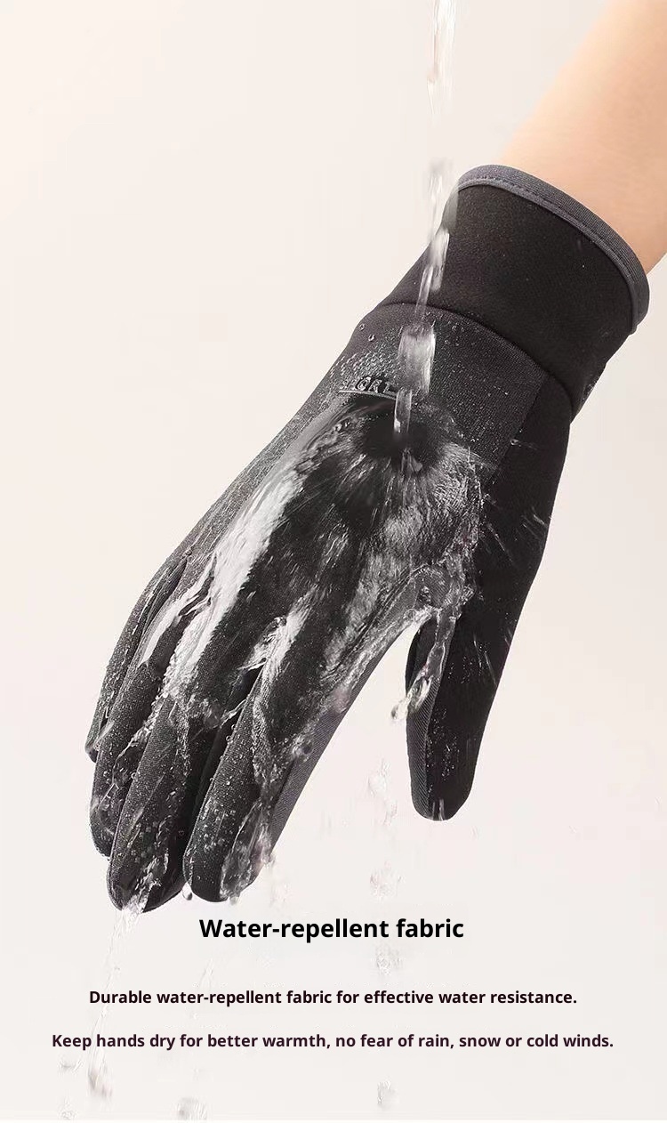 ragazzo ragazzo autunno inverno foderato in pile spesso caldo uomo e donna sport all'aria aperta antifreddo touchscreen derong guida equitazione_voghion.com