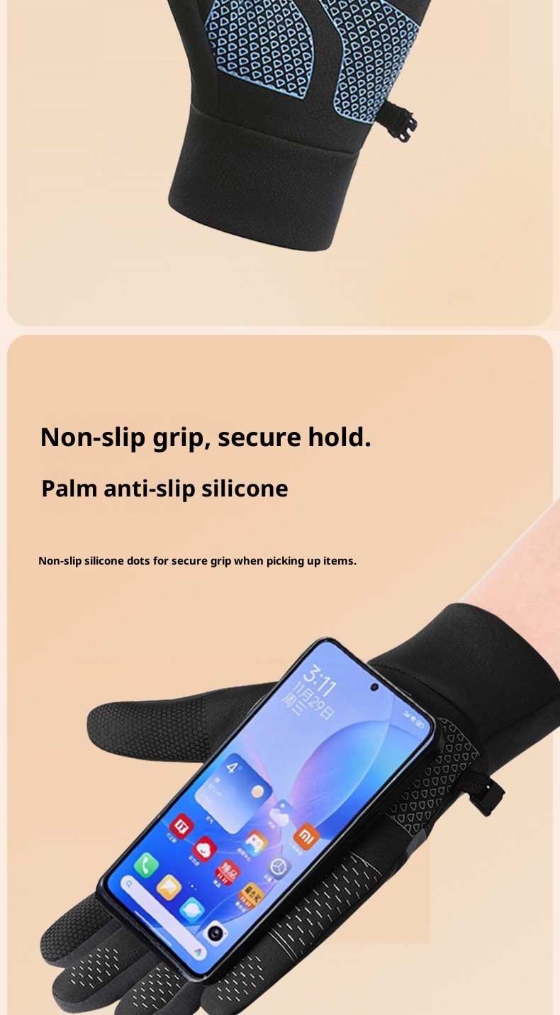 boy Boy Autumn Winter Ski For Men And Women, Outdoor Cycling Sports Fashion, Warm Fleece-lined, Windproof, Waterproof,_voghion.com