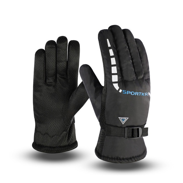 Gants chauds d'hiver pour hommes et femmes, imperméables au froid, en laine et velours tricotées, jacquard, pour la vente ambulante._voghion.com
