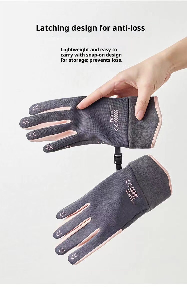 ragazzo ragazzo autunno inverno foderato in pile spesso caldo uomo e donna sport all'aria aperta antifreddo touchscreen derong guida equitazione_voghion.com