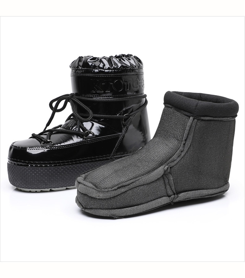 Zees Y024 Cross-Border Export To Europe, America, And Russia 2025 New Winter Moon Mid-Calf Waterproof Women's Space Boots_voghion.com