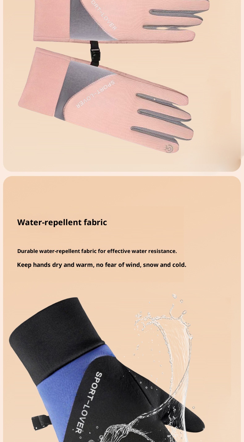 boy Boy Autumn Winter Ski For Men And Women, Outdoor Cycling Sports Fashion, Warm Fleece-lined, Windproof, Waterproof,_voghion.com