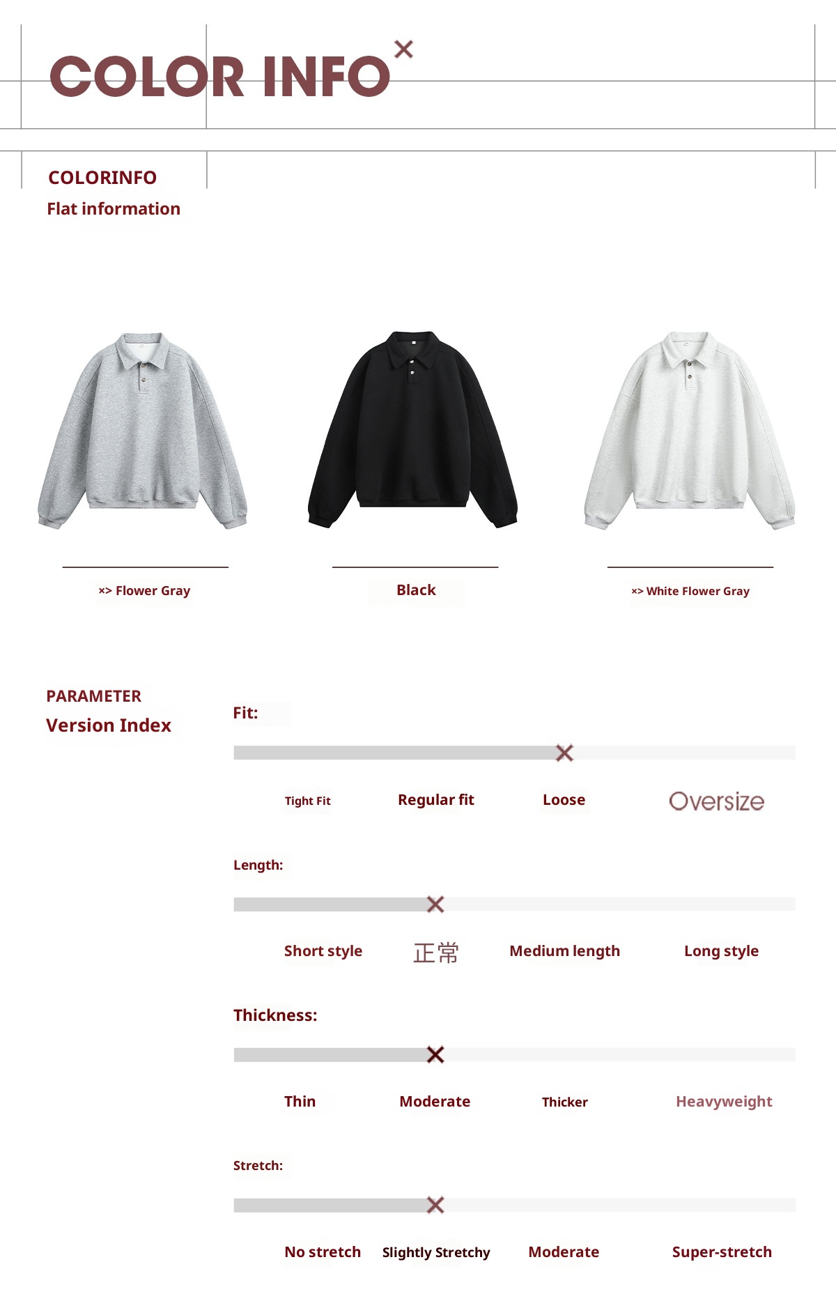 Sweat-shirt Boy Boy 380g épais à col rabattu pour homme, style automne, coupe ample, léger, style vintage Old Money_voghion.com