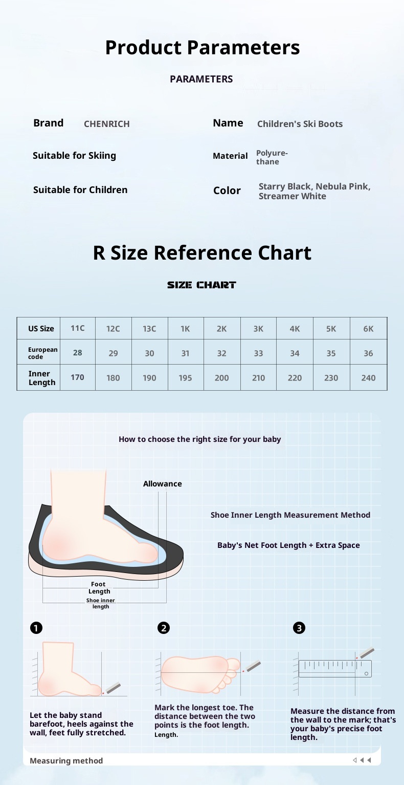 Zees CHANRICH Snowboard Boots For Kids Beginners Quick-Wear Knob Buckle Waterproof Warm Professional All-Region Ski Shoes_voghion.com