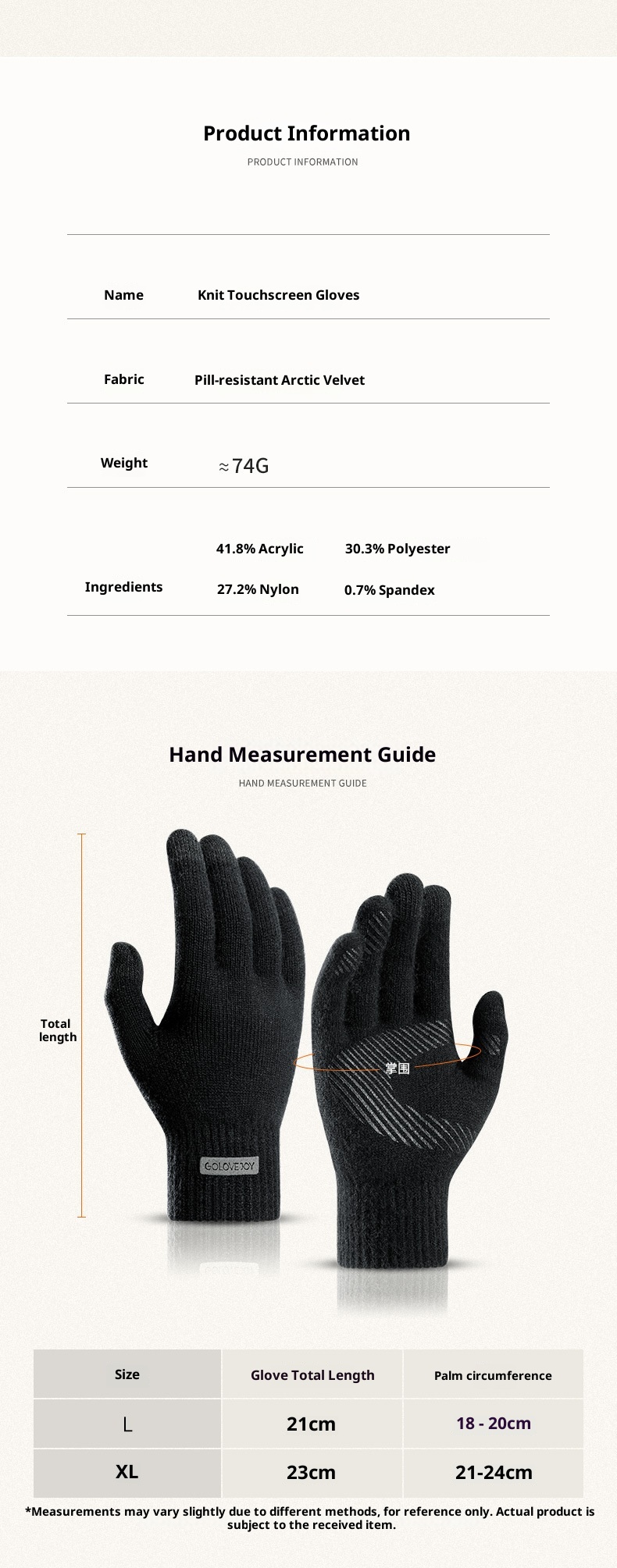 boy Boy Winter New Arctic Velvet Knitted Gloves For Men, Thickened And Warm, Non-Slip Woolen Gloves, Anti-Pilling DZ118_voghion.com