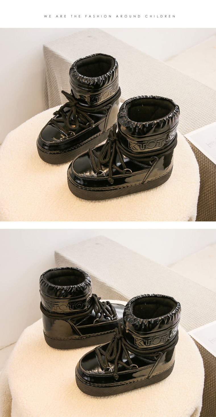 Zees 2025 Same Style Exported To Russia Winter Ski Short Snow Waterproof Thick Sole Northeast Moon Boots_voghion.com
