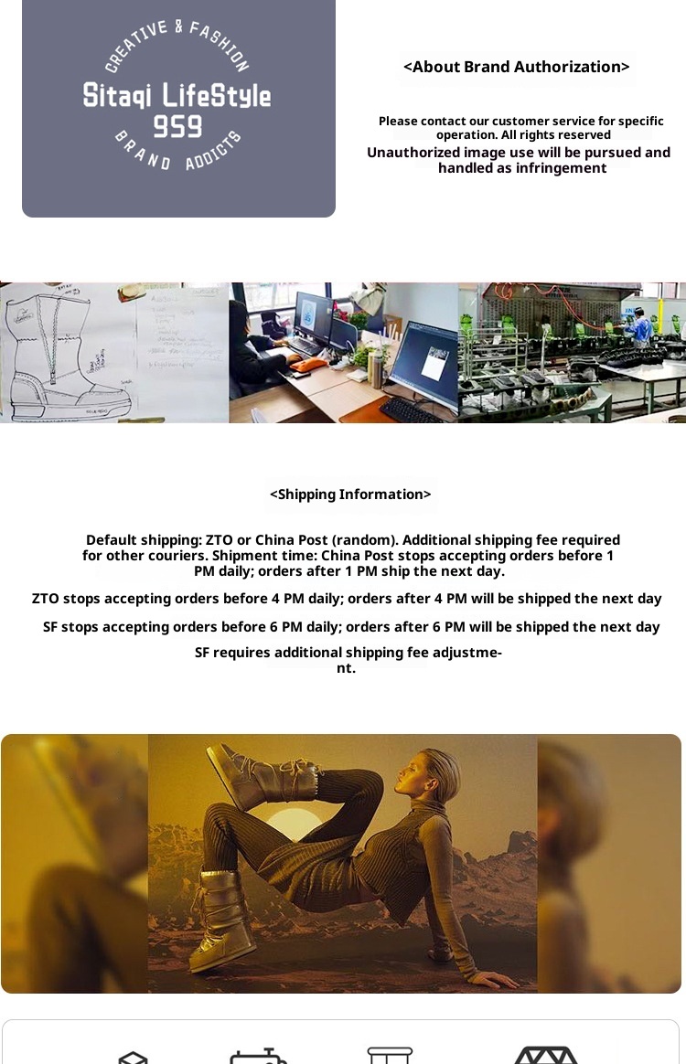 Zees Cross-Border Same Style Children's Parent-Child Snow Bright Color Ski Thick-Soled Women's Moon Thickened Waterproof_voghion.com