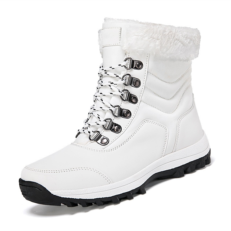 Zees Outdoor Boots 2023 Winter Warm Fleece Lined Thickened Waterproof Non-Slip Northeast Snow Village Skiing Big Cotton Shoes_voghion.com