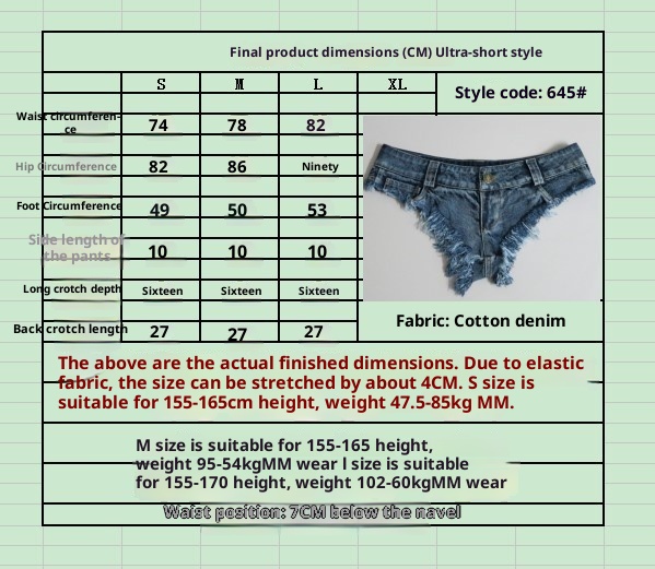 ChicShe Denim Frayed Edge Slim Fit Dames Nachtclub Pole Dance Lage Taille Ultra Korte Europese En Amerikaanse Sexy Hotpants_voghion.com