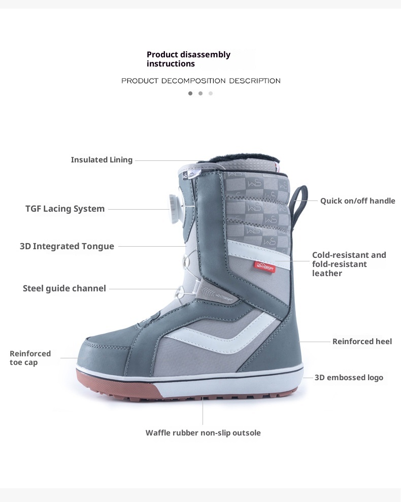 Zees Clearance WS Boots Freestyle Carving Snowboard Skiausrüstung Schneeschuhe_voghion.com