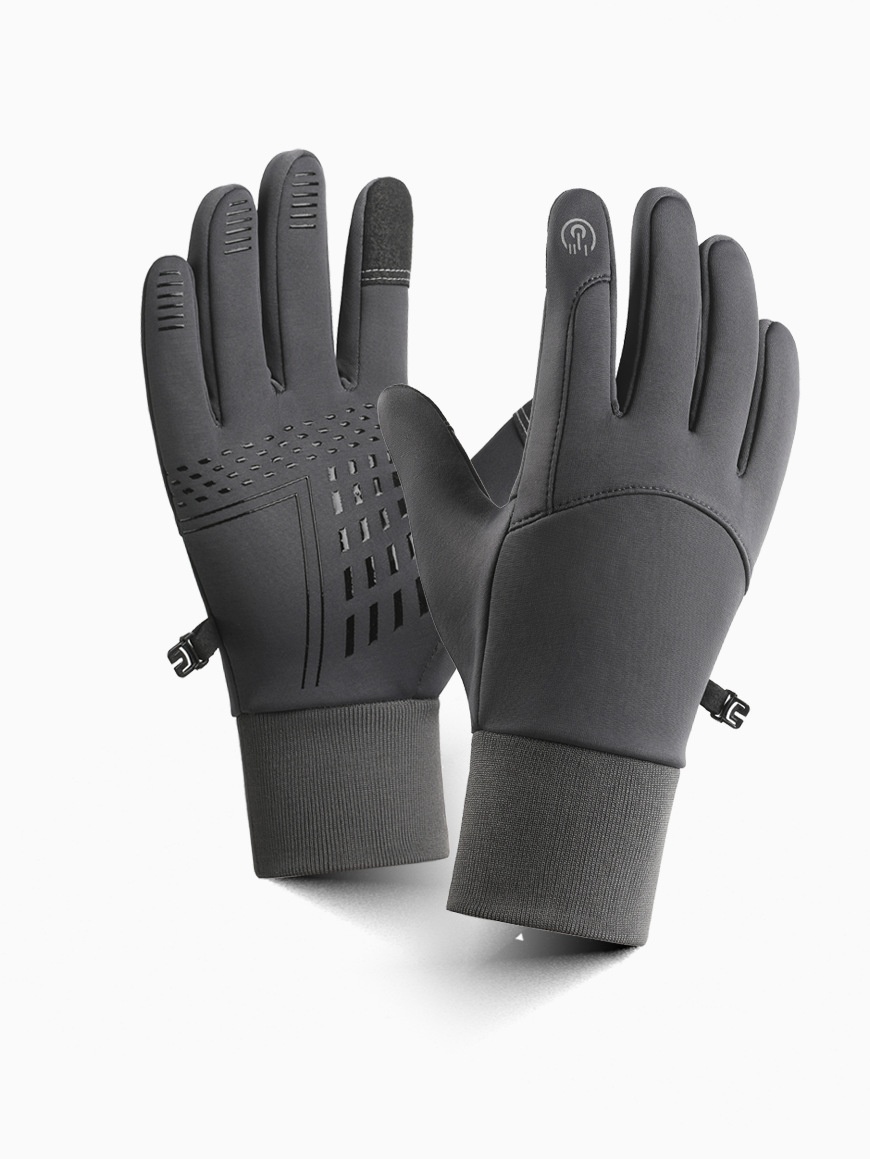 Jungen-Handschuhe für Herbst und Winter, warm, geeignet für Radfahren, Skifahren, Bergsteigen, Autofahren, Reiten, Fleece, Touchscreen-kompatibel, rutschfest_voghion.com