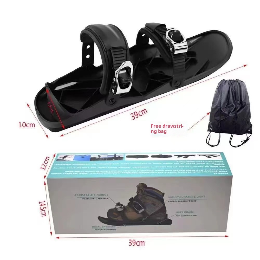 Zees Cross-Border Sports Winter Outdoor Snowboard Shoes Snow Boots Mini Wearable Parent-Child Skiing Artifact_voghion.com