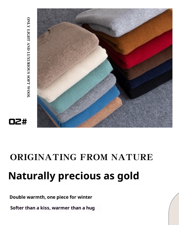 ragazzo Ragazzo Ragazzo Ragazzo Felpa in Maglia Autunno Inverno Largo Uomo Collo Base 2023 Tinta Unita Cashme Ispessito Scollo a V Manica Lunga Slim_voghion.com