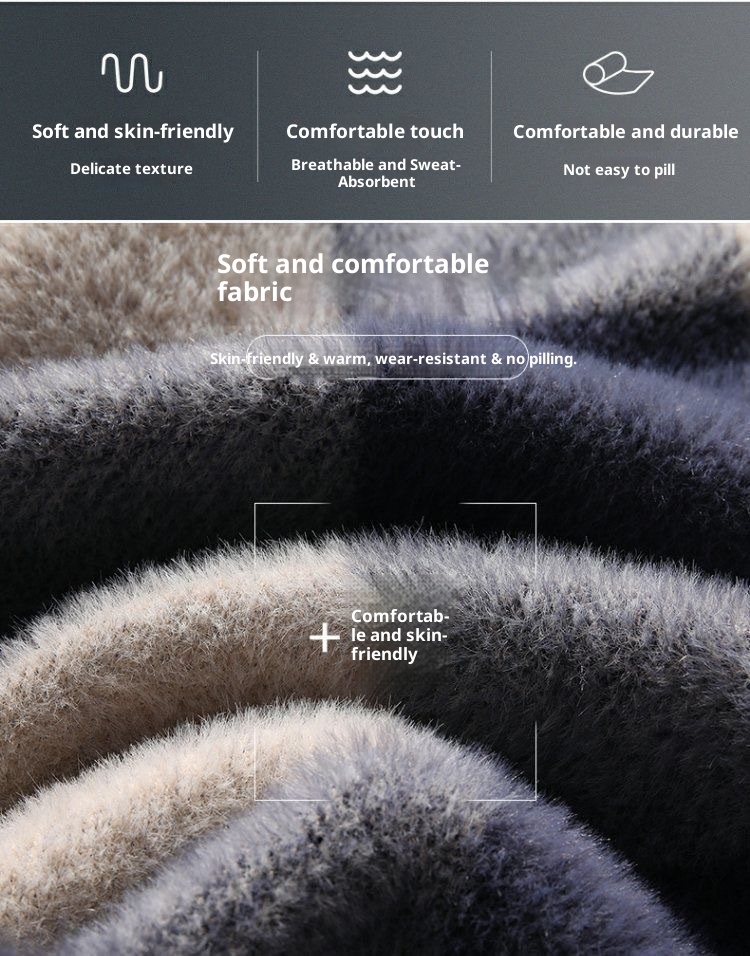 boy Boy Boy Boy Teenagers' Thickened Mink Wool Sweater Boys, Winter Trendy Half Turtleneck Base Knitwear For Middle And High School_voghion.com