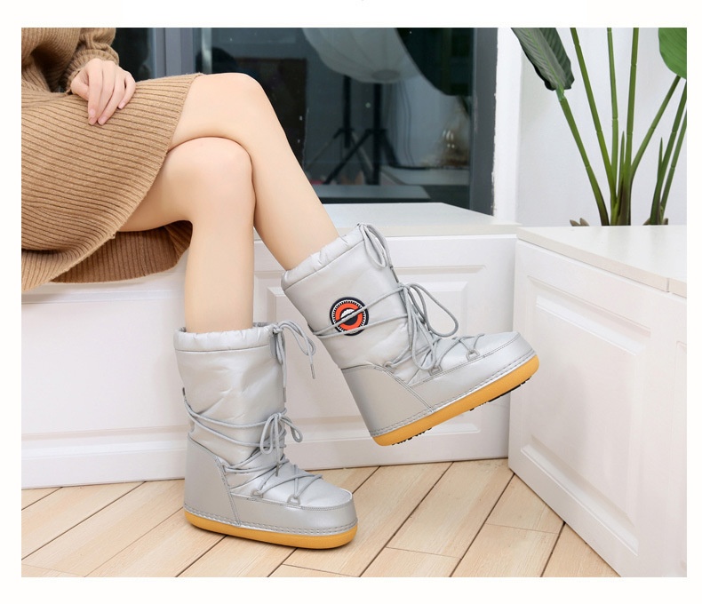 Zees Y022 Round Label Same Style Exported To Europe And America Autumn Winter Women's Snow Space Trendy Parent-Child Ski_voghion.com