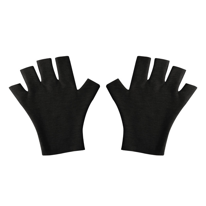 boy Boy Boy Warm Half-Finger Gloves For Women, Thermal German Velvet Wool Silk Touchscreen Autumn Winter Fingerless Student Men_voghion.com