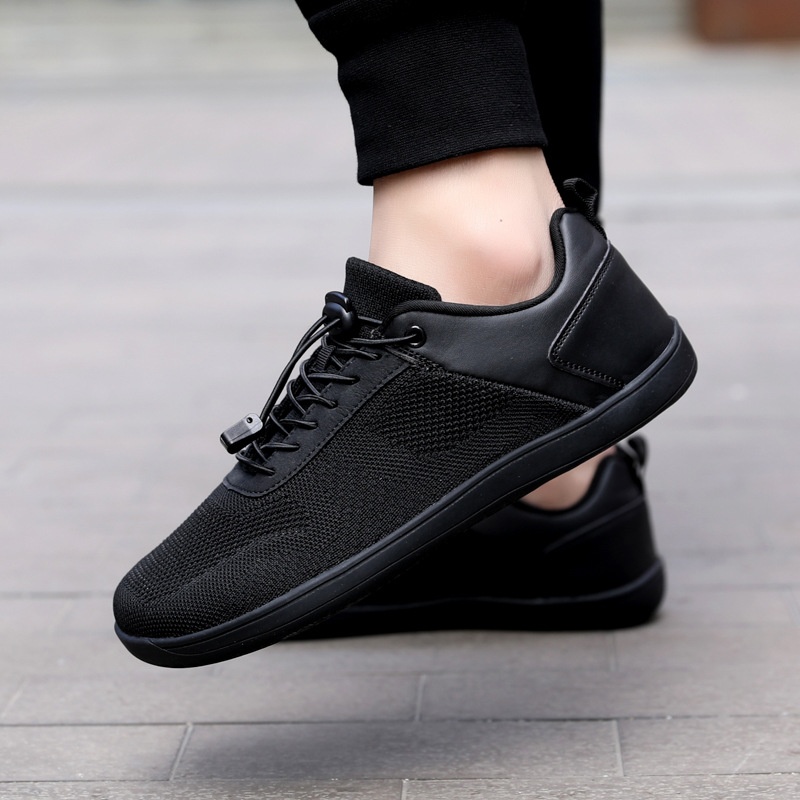 Zees Cross-border Couple Wide Toe Elastic Shoelaces Outdoor Casual Men Summer Breathable Sports Shoes Women Barefoot_voghion.com