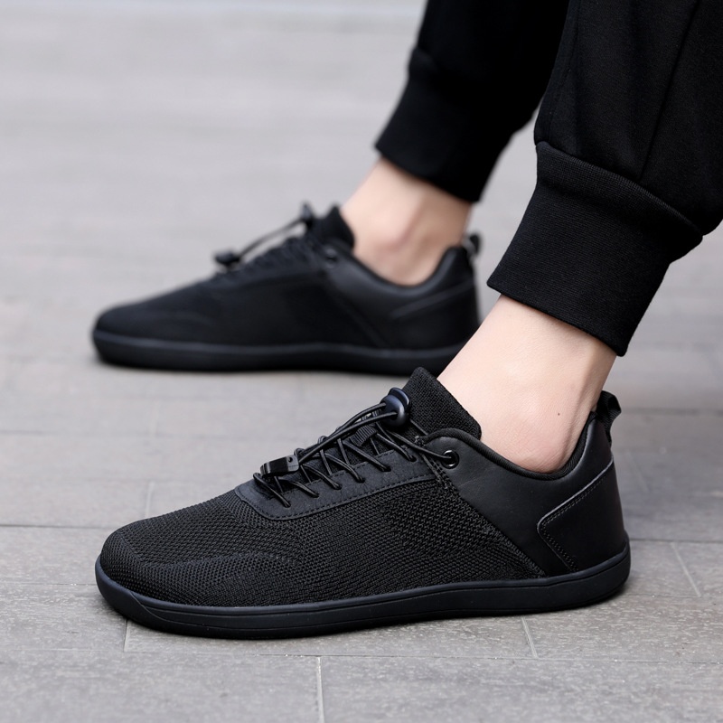 Zees Cross-border Couple Wide Toe Elastic Shoelaces Outdoor Casual Men Summer Breathable Sports Shoes Women Barefoot_voghion.com