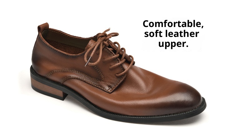 Voyage 2022 Autumn Formal Casual Business Soft Leather Men's British Style Groom Wedding Derby Shoes Men_voghion.com