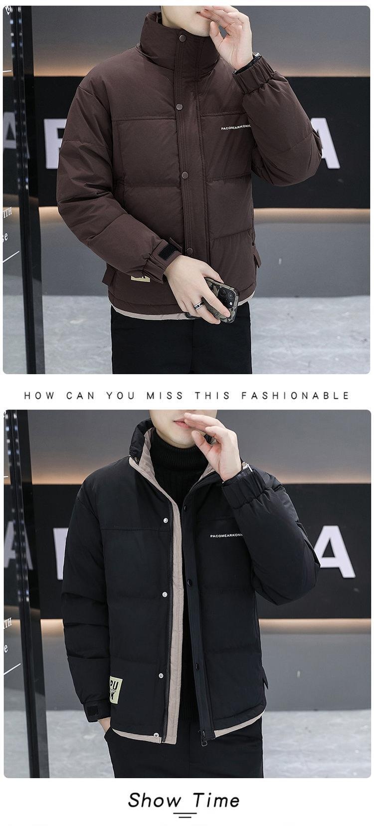 boy Youth Jacket Boys, Thickened Warm White Duck Down Coat For Middle And High School Students, Stylish Winter Clothing_voghion.com