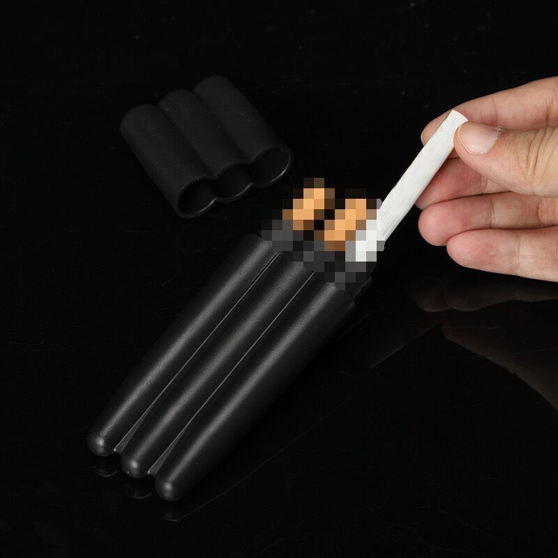 Lillian Tube Smoking Accessories Cigar Simple Men's Cigarette Tin Moisture-Proof Storage Box_voghion.com