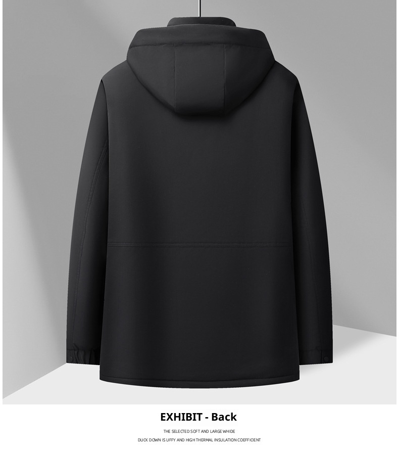 Giacca invernale da uomo di mezza età, stile nuovo, 50-60 anni, con fodera interna staccabile, in piumino spesso, foderato in pile, cappotto da papà_voghion.com